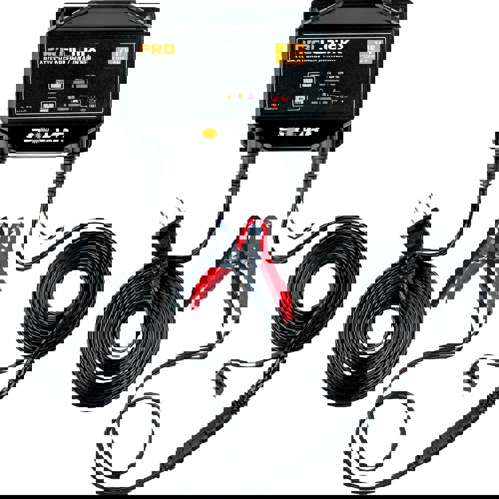 Automotive Battery Chargers & Jump Starters; Battery Charger Type: Automatic Charger/Maintainer ; Overall Width: 7 ; Overall Height: 4.5in ; Overall Depth: 4.5in ; Cable Gauge: 18 ; Cable Length: 72.000